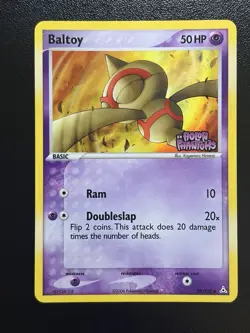 2006 Baltoy Pokemon Card EX Holon Phantoms 59/110 Reverse Holo Stamped LP - Image 1
