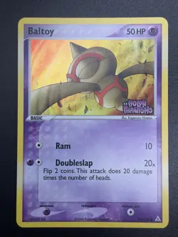 2006 Baltoy Pokemon Card EX Holon Phantoms 59/110 Reverse Holo Stamped LP - Image 3