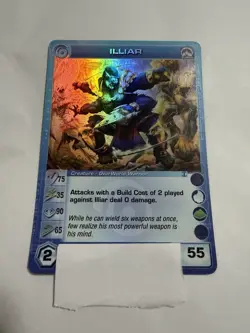 Chaotic Card Illiar Super Rare Overworld Creature - Mid Energy Max Wisdom - Image 1