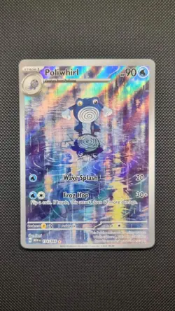 Poliwhirl 176/165 Pokemon TCG Scarlet Violet Illustration Rare Card Near Mint - Image 1