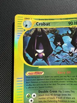 Pokemon Card Crobat 2003 Skyridge 6/144 Rare Reverse Holo E-Series - Image 4