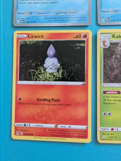 Yuka Morii Pokemon Card Lot (Staryu,Helioptile, Litwick, Taillow, Drilbur) - NM - Image 4