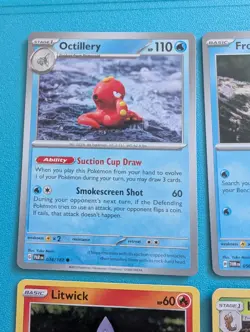 Yuka Morii Pokemon Card Lot (Staryu,Helioptile, Litwick, Taillow, Drilbur) - NM - Image 5