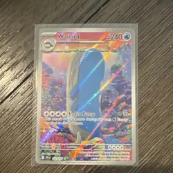 Pokemon Wailord 162/159 Sv09: Journey Together Illustration Rare Holo 240 HP - Image 1
