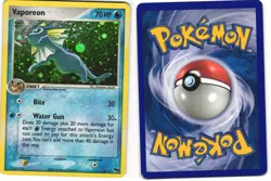 Vaporeon Holo Pokemon TCG POP Series 3 6/17 MP - Image 3