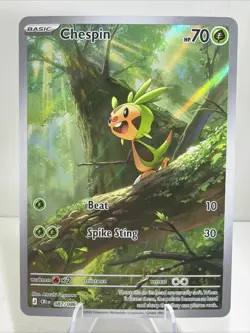 Chespin 087/086 - Mega Evolution: Chaos Rising - Pokemon TCG Illustration Rare - Image 1