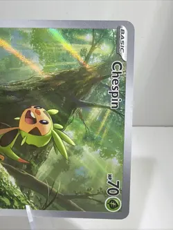 Chespin 087/086 - Mega Evolution: Chaos Rising - Pokemon TCG Illustration Rare - Image 5