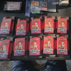 10x Pokemon TCG Mewtwo Mystery Pack Chase Booster Pack MJ Holdin 2025 Sealed NEW - Image 1