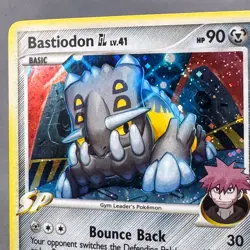 LP Bastiodon GL 2/111 Holo Rare Rising Rivals Pokemon 2009 Hajime Kusajima - Image 3