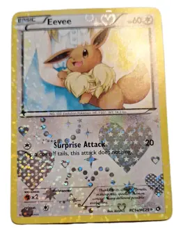Pokemon Eevee Legendary Treasures Radiant Collection Holo Rare 60 HP RC14/RC25 M - Image 2