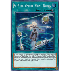 *** SKY STRIKER MECHA - HORNET DRONES *** DASA-EN033 MINT/NM SUPER RARE YUGIOH! - Image 1