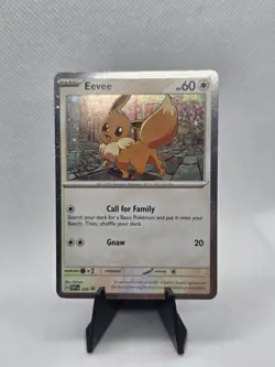 Pokemon TCG Eevee SVP200 Black Star Cosmos Holo Promo SV Swirl NM - Image 1