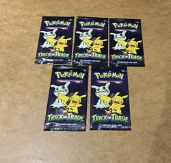 Trick or Trade Booster Packs 2023 - 5 Sealed Packs - Pokemon TCG - Image 1