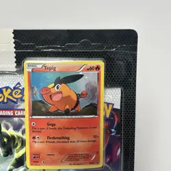 Black White Base Unpunched 3-Pack Blister Booster Tepig Pokemon Sealed Rare - Image 3
