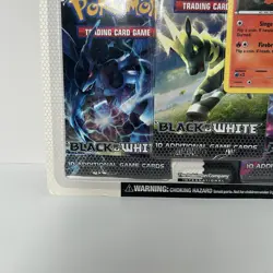 Black White Base Unpunched 3-Pack Blister Booster Tepig Pokemon Sealed Rare - Image 5