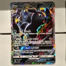 Pokemon TCG Umbreon GX SM36 Promo Holo 200 HP English 2017 Darkness Jumbo - Image 1
