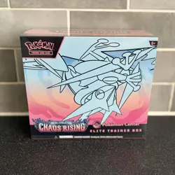 Pokemon TCG Chaos Rising Elite Trainer Box ETB Pokemon Center - Small Tears - Image 1