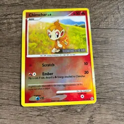Chimchar 076/130 Holo Promo Burger King Promos Pokemon Reverse Holo MP - Image 1