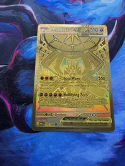 Pokemon Mega Zygarde EX Gold Hyper Rare 124/088 - Perfect Order - Image 3