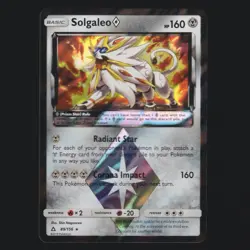 Solgaleo 89/156 Ultra Prism Reverse Holo Prism Holo Rare Pokemon TCG NM 🔥 - Image 1