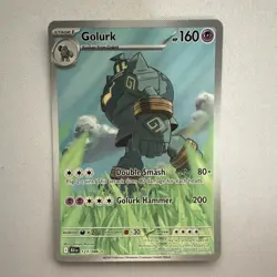 The Pokemon Company Pokemon TCG Golurk 123/086 Sv: Black Bolt IR Holo 160HP Eng - Image 1