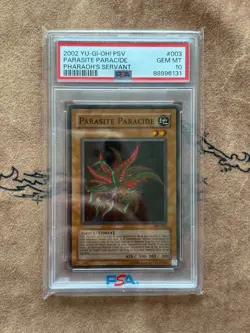PSA 10 Parasite Paracide PSV-003 Super Rare YuGiOh - Image 1