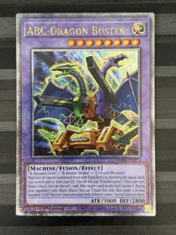 Yugioh | ABC-Dragon Buster | RA04 | Quarter Century Rare | 1st Edition | NM - Image 1