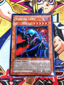 Vampire Lord dcr-000 1st Edition (NM/LP) Secret Rare Yu-Gi-Oh! - Image 1