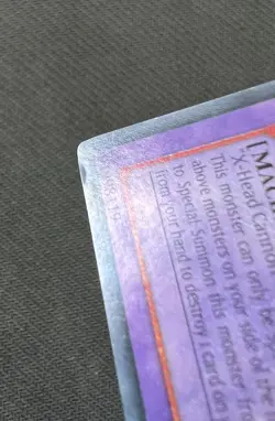 Yugioh XYZ-Dragon Cannon Unlimited Ed Secret BPT-010 LP (misprint holo bleed) - Image 3