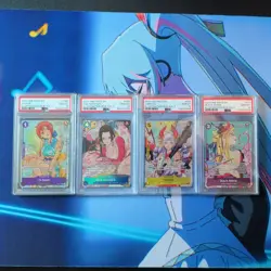 ONE PIECE ILLUSTRATION BOX VOL 1&2 NAMI BOA MARIA YAMATO SET PSA 10 - Image 1