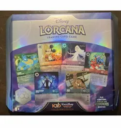 Ravensburger Disney Lorcana Disney 100 Collector's Edition Gift Set Box 63 Cards - Image 1