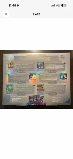 Ravensburger Disney Lorcana Disney 100 Collector's Edition Gift Set Box 63 Cards - Image 2