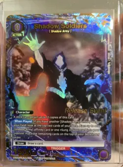 Union Arena Solo Leveling RELEASE EVENT Shadow Soldiers _ Alternate Art _ Foil - Image 1