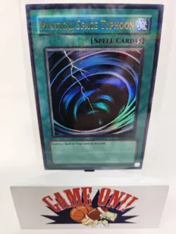 YuGiOh Mystical Space Typhoon HL2-EN002 Hobby League Ultra Parallel LP - Image 1