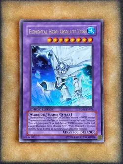 Yugioh Elemental Hero Absolute Zero YG04-EN001 Ultra Rare Limited Edition NM - Image 1
