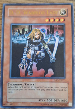D. D. Warrior Lady HL06-EN003 Hobby League 6 Unlimited LP | Yu-Gi-Oh Cards - Image 1