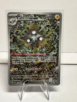 Pokemon TCG Magneton 159 Scarlet & Violet Promo Card Holo NM Condition - Image 1