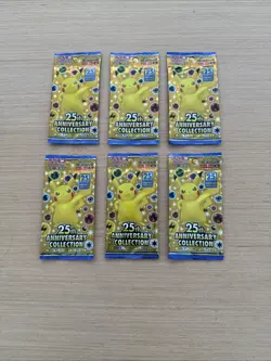 25th Anniversary Collection 6x pack Japanese s8a Pokemon Card Game - Image 1