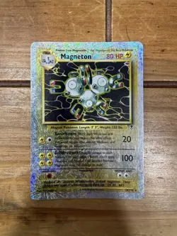 Magneton 28/110 Legendary Collection Rare Reverse Holo Nintendo Pokemon Card - Image 1