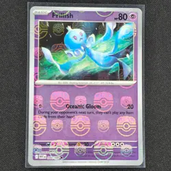 Frillish - 044/086 - Masterball Holo - White Flare - Pokemon Card - NM/M - Image 1
