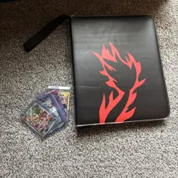 Pokemkn Cards SIRs, Alt Rare, Holos, Vs, Vmaxs, And More With Book And Sleeves - Image 1