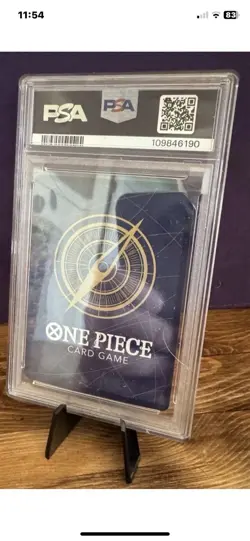 2024 One Piece EN Convention Exclusive Foil #043 Monkey D. Luffy PSA 10 GEM MINT - Image 2