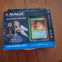 Magic: The Gathering Universes Beyond Doctor Who Commander Deck PARADOX POWER - Image 1