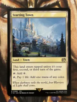 Starting Town 0289 MTG Final Fantasy Regular English Rare - NM 🔥 - Image 1
