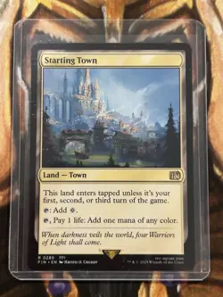 Starting Town 0289 MTG Final Fantasy Regular English Rare - NM 🔥 - Image 3