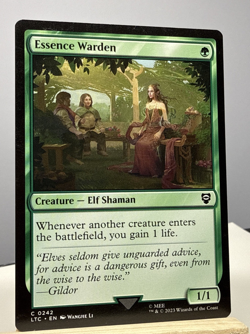 Essence Warden 242 MTG Commander: The Lord of the Rings C NM - Image 1