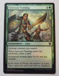1x Setessan Training FOIL Theros Beyond Death MTG Magic the Gathering NM - Image 1