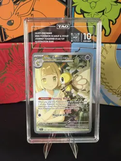 Pokemon SV09 Lillie's Ribombee 164/159 Journey Together TAG 10 Gem Mint IR - Image 1