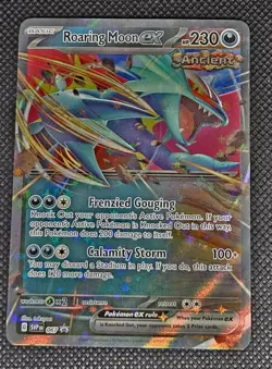 Roaring Moon ex Double Rare Black Star Promo SVP 067 Pokemon TCG Card NM - Image 1