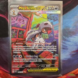 Pokemon Mega Scrafty ex ME: Ascended Heroes 285/217 SIR Full Art Holo - Image 1